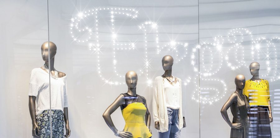 Lichtwerbung Schaufenster